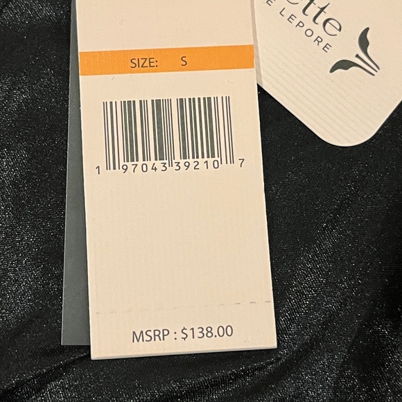 Nanette Lepore black sequin blazer / jacket, pearl buttons. Holiday outfit S NWT - Picture 8 of 15